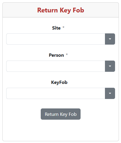 Revoke Key Fob